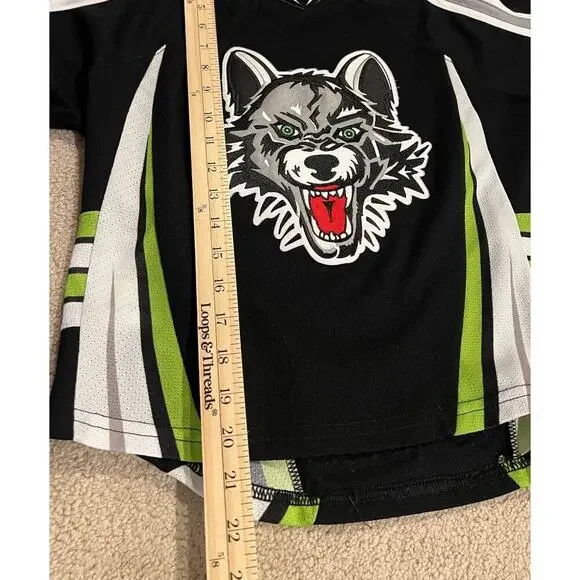 CCM Chicago Wolves AHL Youth Hockey Jersey - S/M - Picture 6 of 7